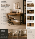 HOMVANE™ FocusLine Writing Desk